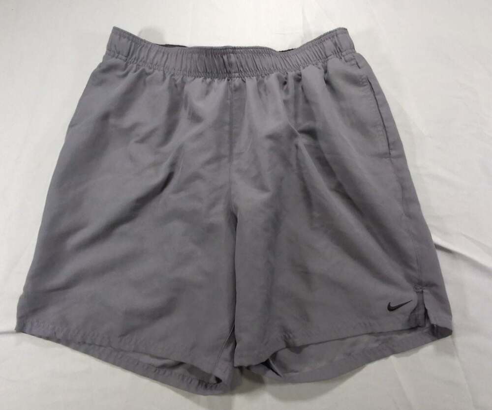 Nike Men's Gray Athletic Training Running Shorts Size Large